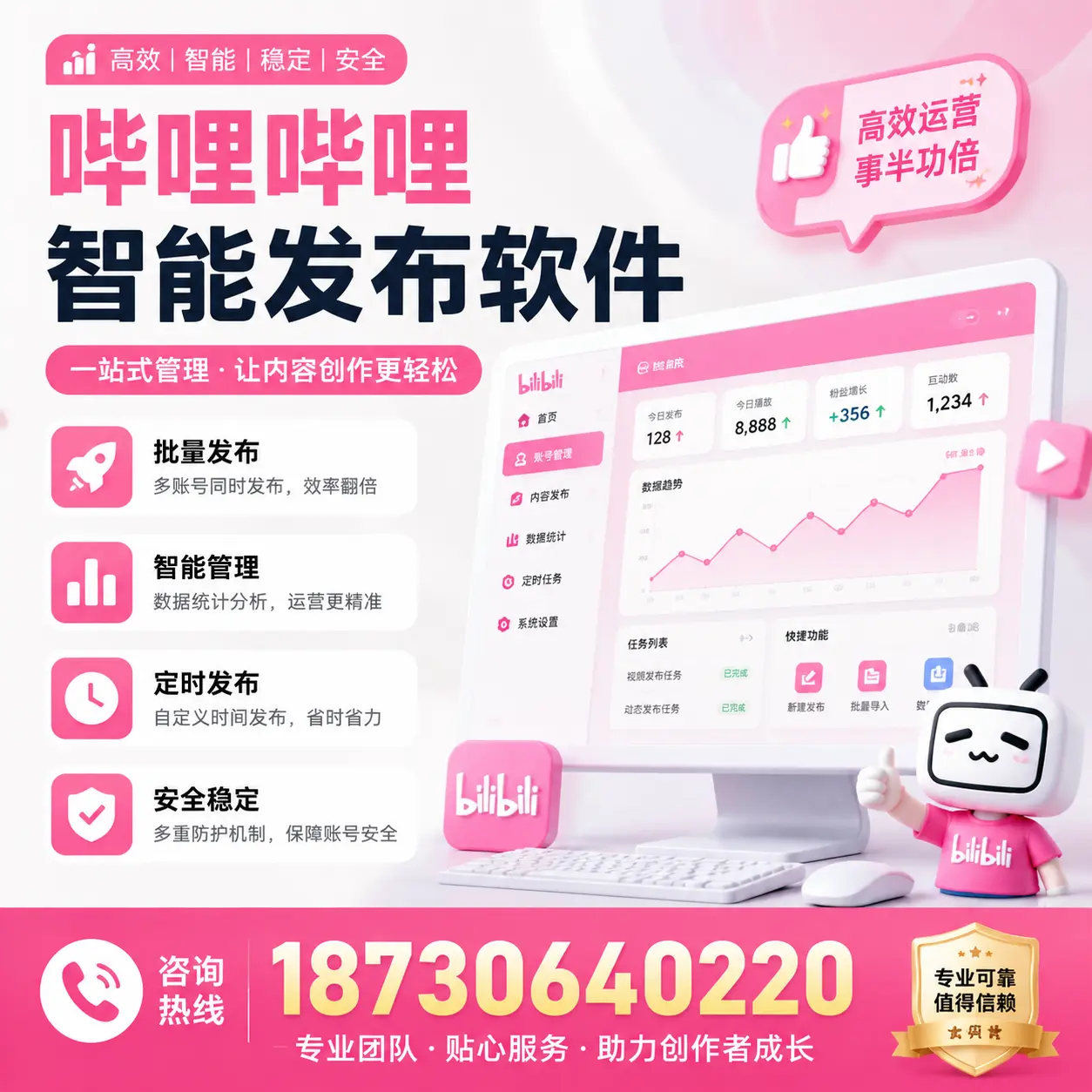 如何评估哔哩哔哩智能发布软件的ROI?潍坊 企业必读